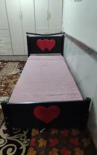تخت خواب نوجوان درحد نو همراه تشک