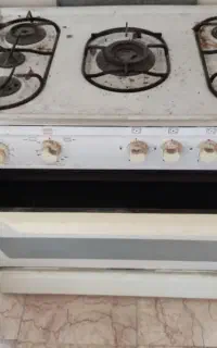 اجاق گاز پنج شعله فر دار دو جوجه گردان