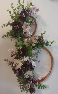 حلقه گل کریستالی تمیزوسالم