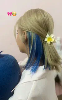 مدل برای رنگ مو