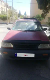 فروش پراید قرمز روشن متالیک مدل۸۳