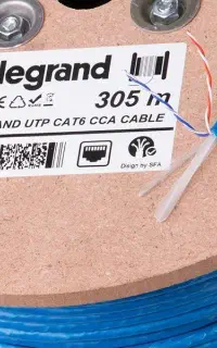 کابل شبکه لگرند (Cat6 SFTP & UTP) با تست فلوک