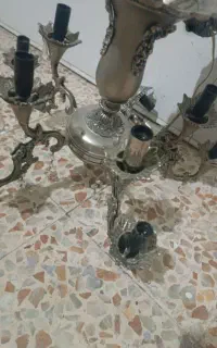 لوستر برنز پنج شاخه ۱۰شعله سنگین