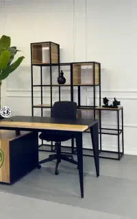 میز کارشناسی T510 باپایه فلزی و اداری