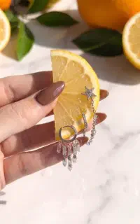 گوشواره سه تایی ضد حساسیت و جنس خوب
