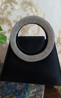 کیف مجلسی ساتن نگین دار