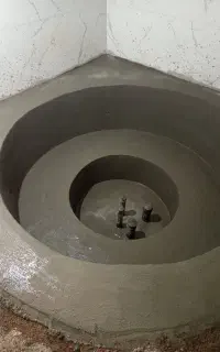 آب بندی سیمان کاری جکوزی استخر حوض استخر گلدان