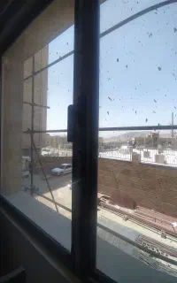 پنجره آلومینیوم آک پی رنگ بژ