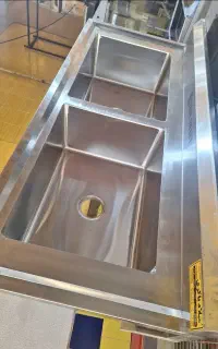سینک وان استیل وارداتی ورق سنگین درجه یک