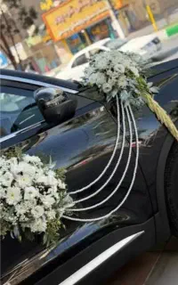 گل آرایی ماشین عروس