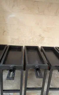 منقل کباب پز چرخ دار