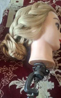کله مانکن شنیون با پایه