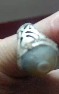 انگشتر نقره سنگ باباقوری کم نظیر