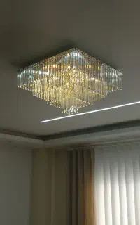 لوستر مربع سایز ۶۰ مدل کاردی ۴طبقه