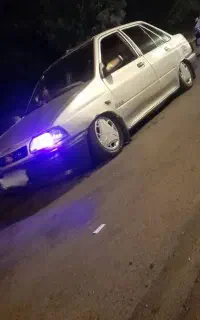 پراید ۸۸ نقره ای دوگانه کارخانه