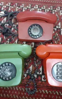 3عدد تلفن قدیمی روزی دکوری