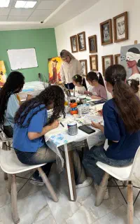 کارگاه یک روزه ( نقاشی ، سفالگری، کالیگرافی توت بگ
