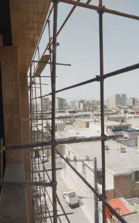 بستن داربست فلزی معراج