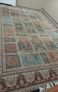 سه فرش ۹ متری  دستبافت گونه درجه یک عظیم زاده