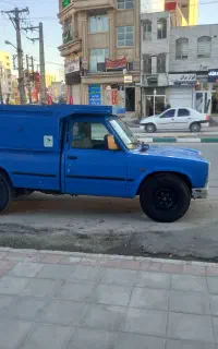 باربری حمل بار .نیسان با کارگر .وانت تلفنی