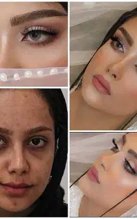 میکاپ و شینیون تخفیف  ۵۰% ب مناسب ایام عید