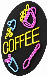 تابلو نئون Coffee استفاده نشده
