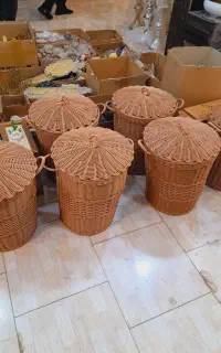 سبد بافتنی رخت اک