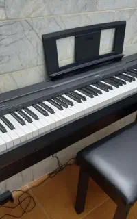 پیانو دیجیتال Yamaha P-45B اصل + پایه و صندلی