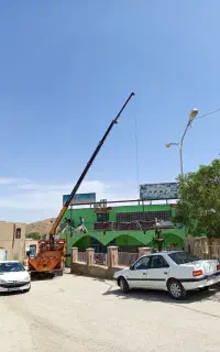 خدمات جرثقیل کفی  ۵تن دکل بلند