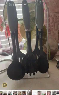 سرویس ۷تیکه کفگیرو ملاقه رومیزی اورانوس