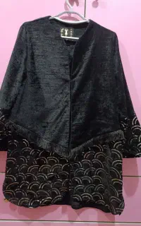 مانتو مشکی مجلسی