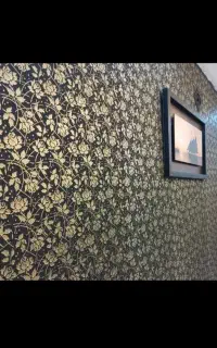 نقاشی و پتینه کاری منزل و طرح کاغذ دیواری با رنگ