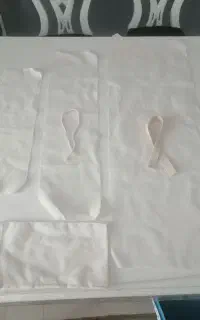 فروش پارچه متقال برش خورده  توت بگ (ساک پارچه ای)