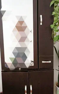جاکفشی با آینه و رخت آویز