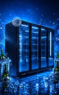 یخچال چهار درب فروشگاهی .سرمایش قدرتمند.