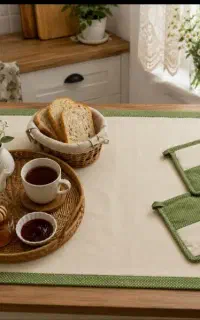 دوخت انواع دستگیره وسفره صبحانه