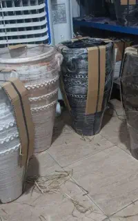 گلدان پتینه(خمره ای)
