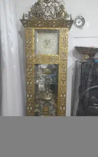 ساعت بوفه دار برنز