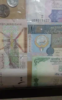 اسکناس وسکه خارجی کلکسیونی تمیز