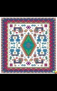 مواد اولیه گلیم ( نخ رنگ زنده )