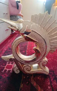 ماهی تزیینی روکش طلایی