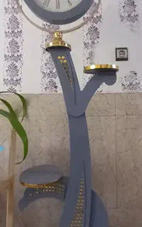 ساعت‌ گلدونی‌ در‌ حد نو