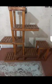 گلدان چوبی