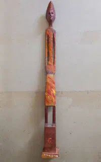 مجسمه آمون  چوبی کاره دست