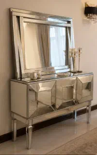 آیینه کنسول سه درب مگنتی