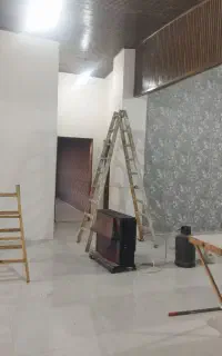 نصب کاغذدیواری و پوستر سه بعدی، نقاشی ساختمان