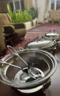 سوفله خوری استیل پایه دار درب دار و وارمردار