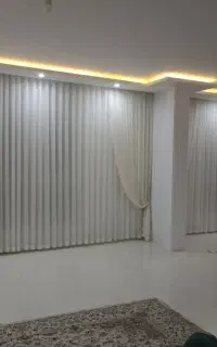 نصب پرده و کاغذ دیواری