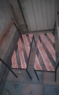 نیمکت باغی کافه رستوران