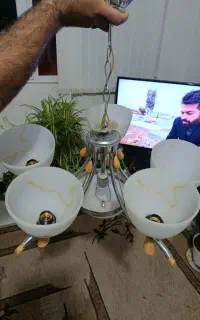 فروش دو عدد لوستر